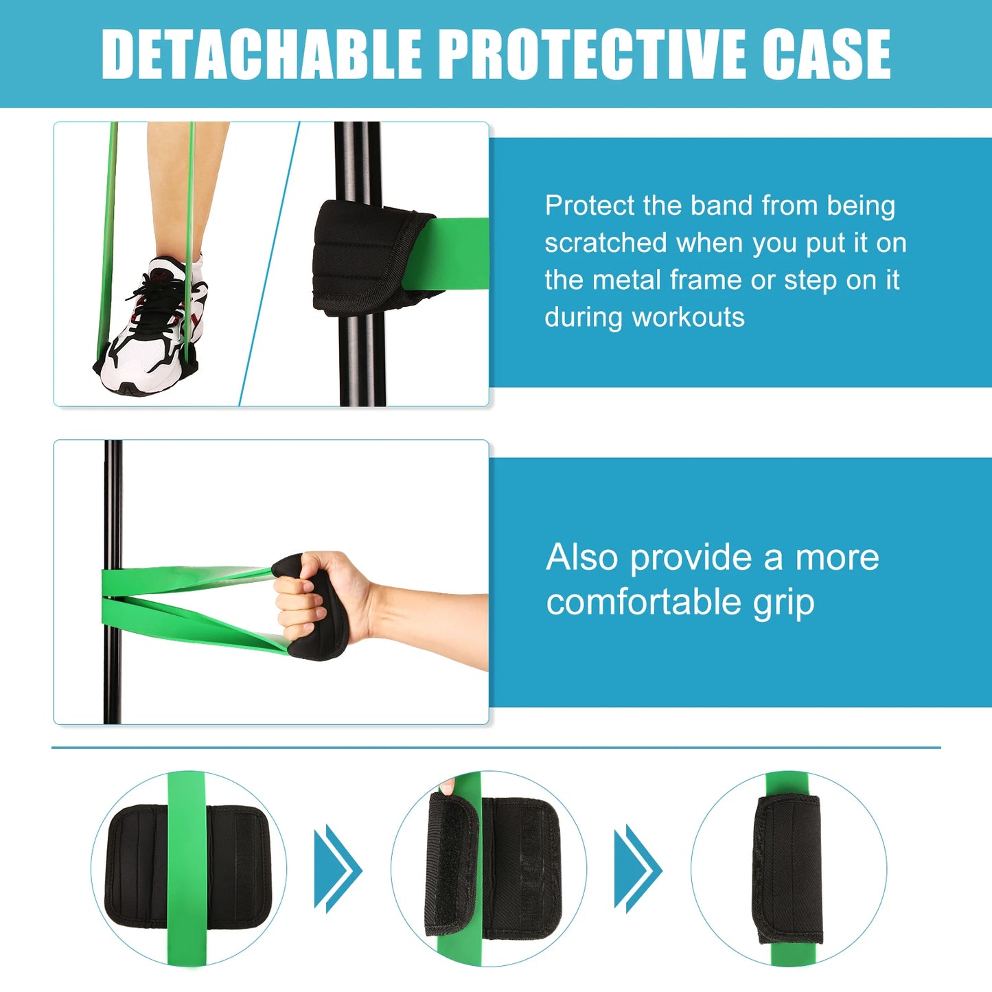 Premium 5-Level Pull-Up Resistance Bands with Carry Bag – Home Gym & Rehab