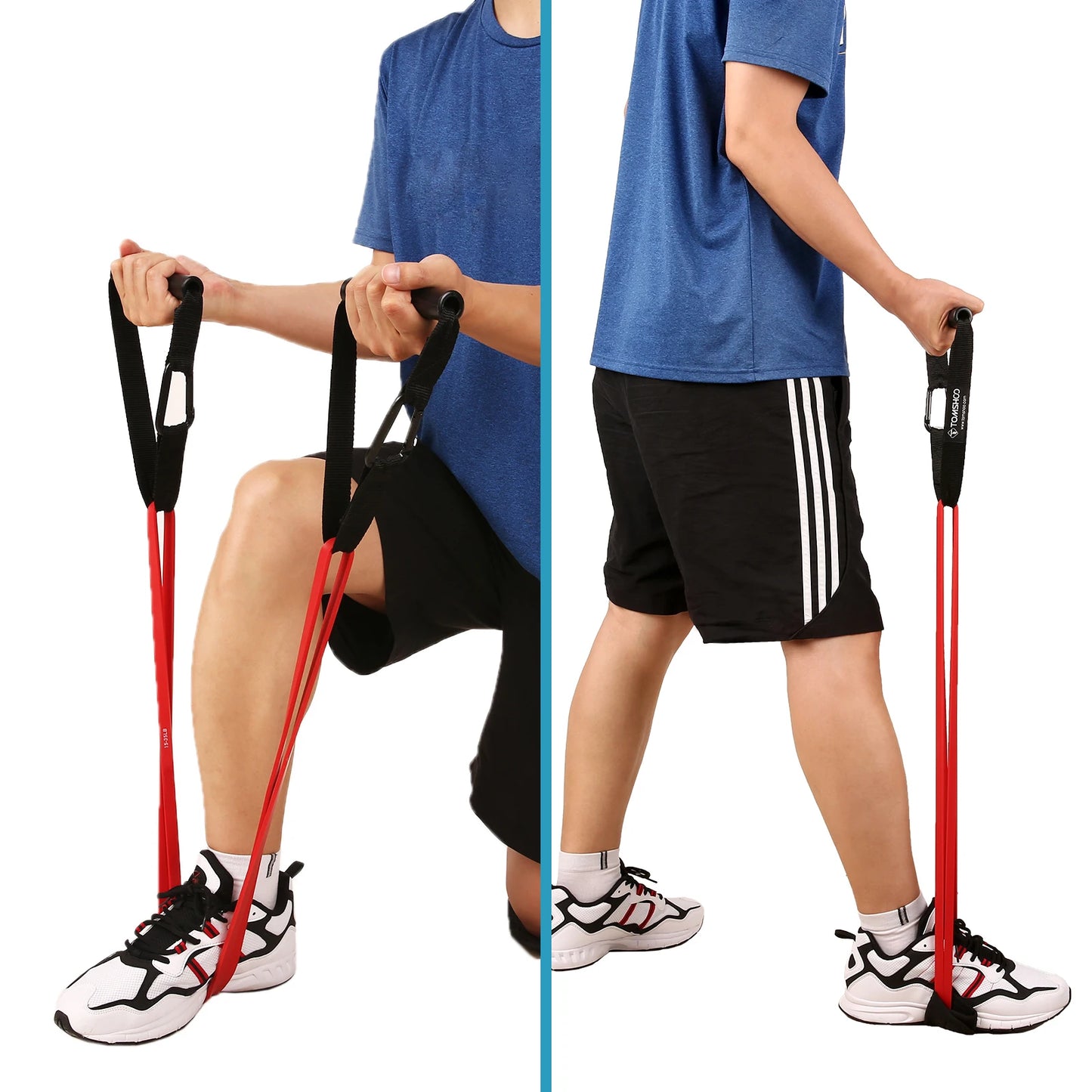 Premium 5-Level Pull-Up Resistance Bands with Carry Bag – Home Gym & Rehab